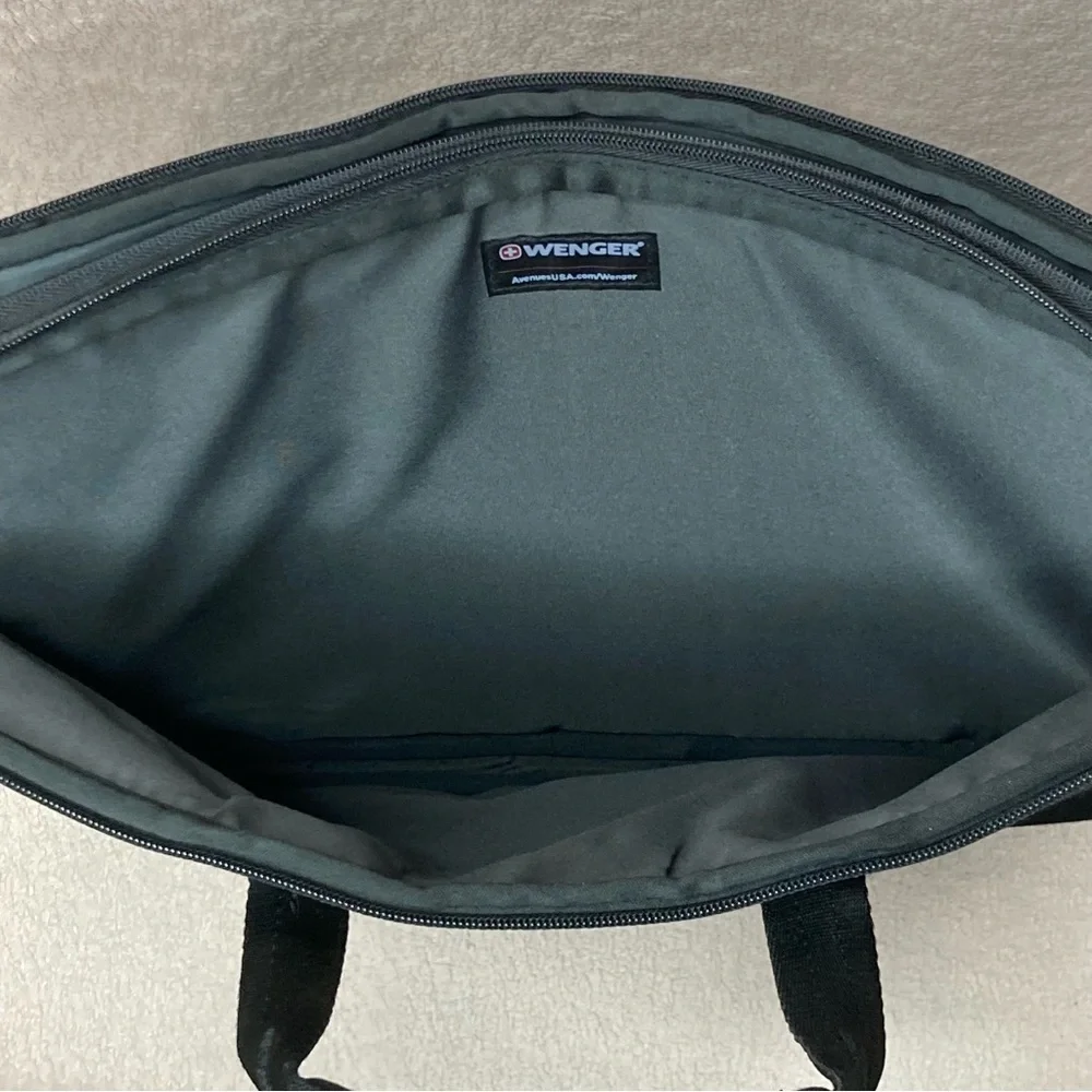 Wenger Legacy Neoprene Ultra Slim 17” Laptop Case-Black-Shoulder Strap-Business